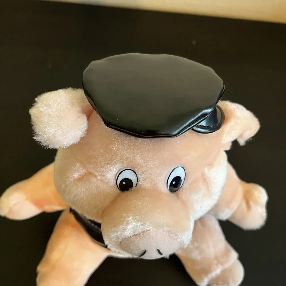 1993 Harley Davidson Plush Stuffed Hog Pig Animal Biker 9